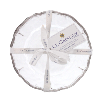 Appetizer Plate Rustica White